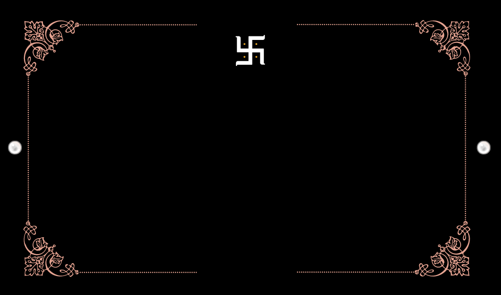 House Acrylic Name Plate Swastik