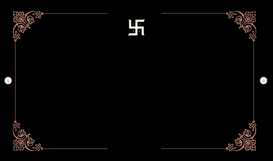 House Acrylic Name Plate Swastik