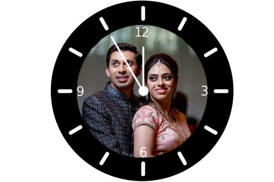 Round Picture Customised Clock