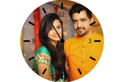 Round Customised Clock (9x9 inches)