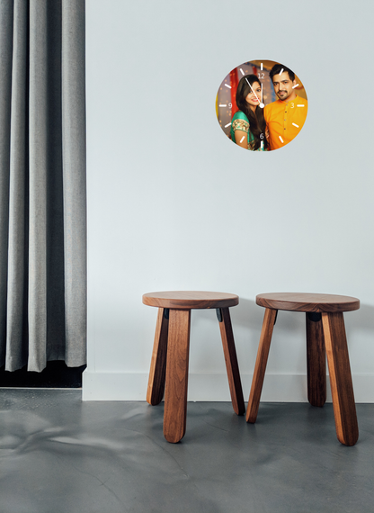Round Customised Clock (9x9 inches)