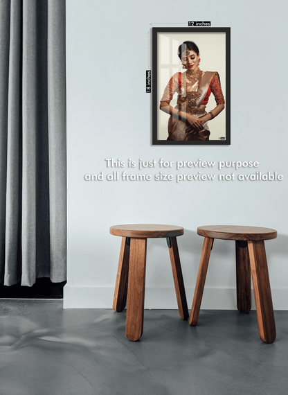 Transparent Background Acrylic Wall Photo with Frame