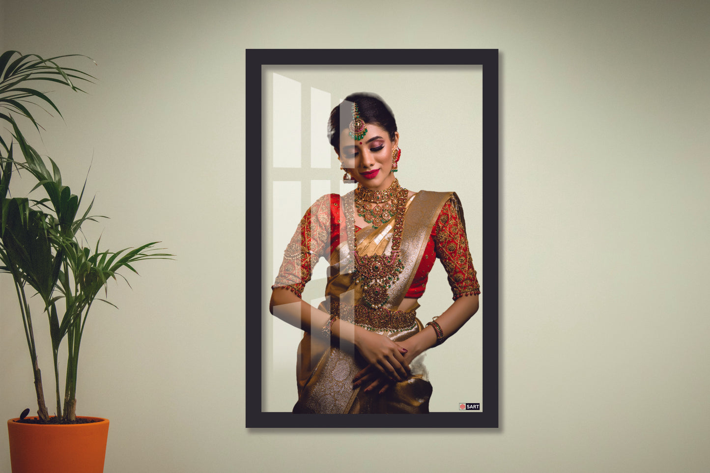 Transparent Background Acrylic Wall Photo with Frame