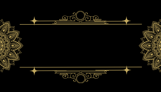 House Acrylic Name Plate Black & Gold